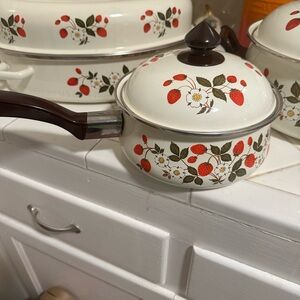 sheffield strawberries and cream medium pot